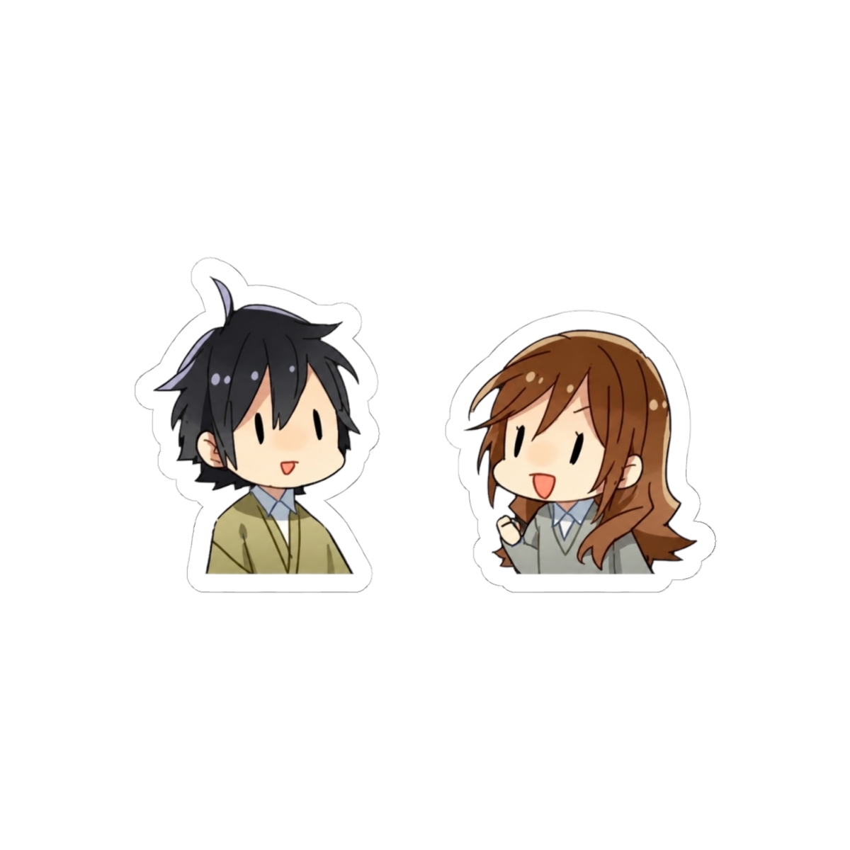 Cute Vinyl Sticker | Everyday Decal for Laptop, Bottle, and Car | Horimiya - alternate angle 1, merchandise