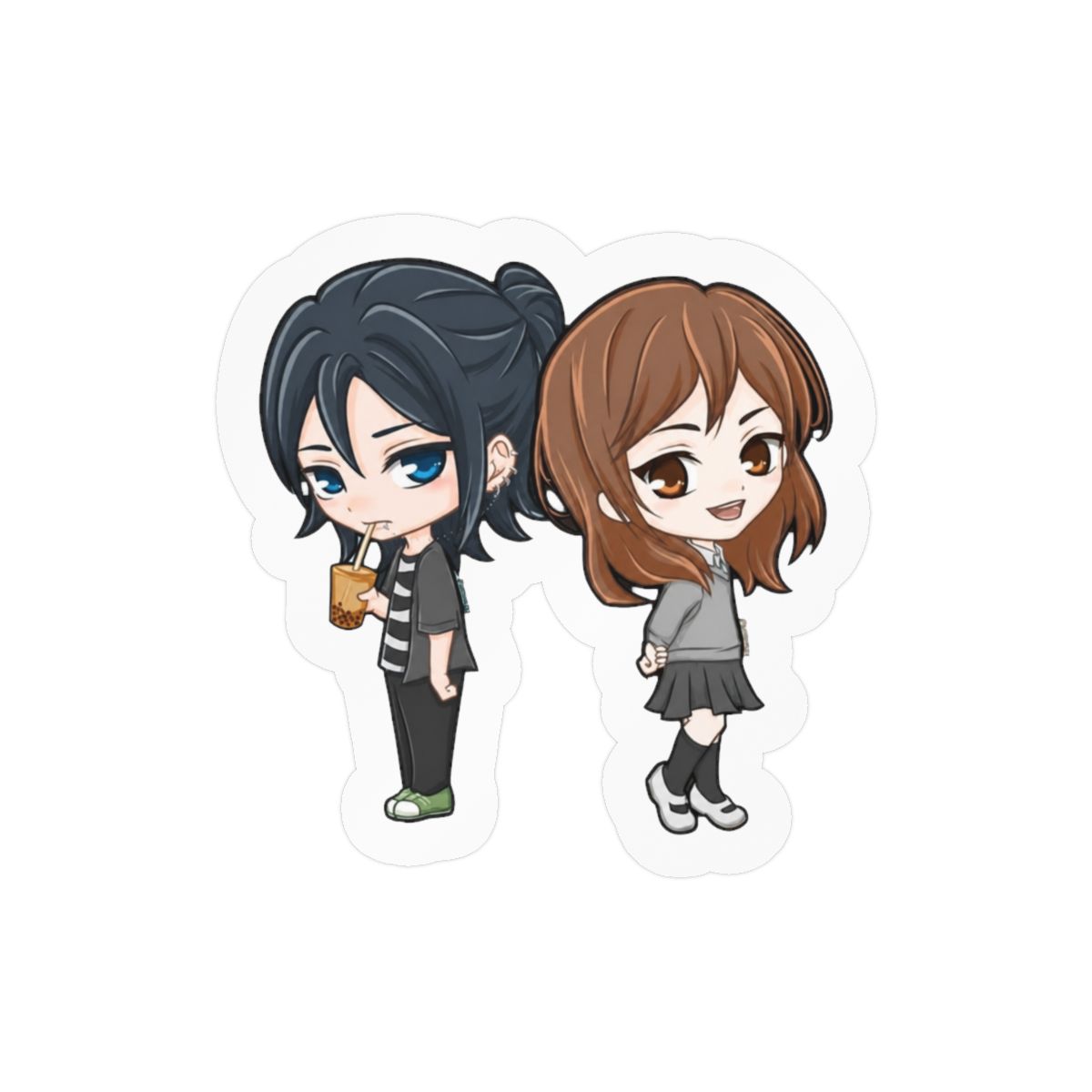 Horimiya Chibi Sticker | Cute Anime Fan Vinyl Decal