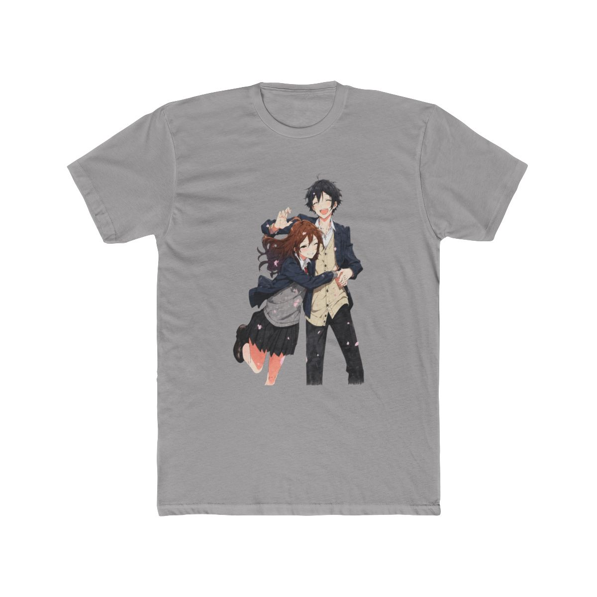 Horimiya Duo Hug Boyfriend Fit Girls T Shirt - Official T-Shirts merchandise