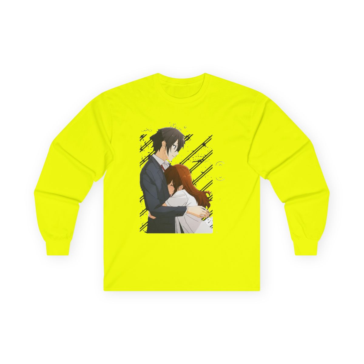 Japan Anime Horimiya Izumi Miyamura Hug Kyouko Hori Long Sleeve Men Manga Printed Hooded Long Sleeve Pullover